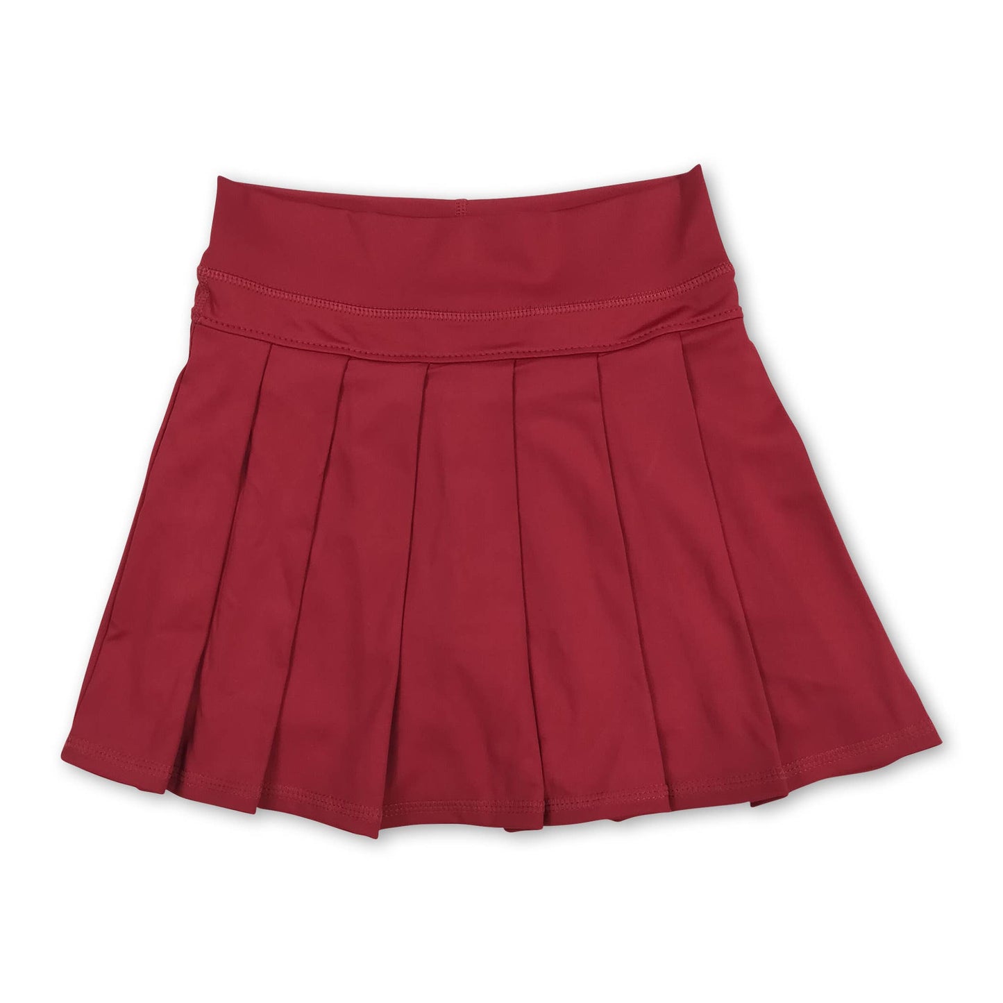 Black high waist kids girls summer activewear skorts