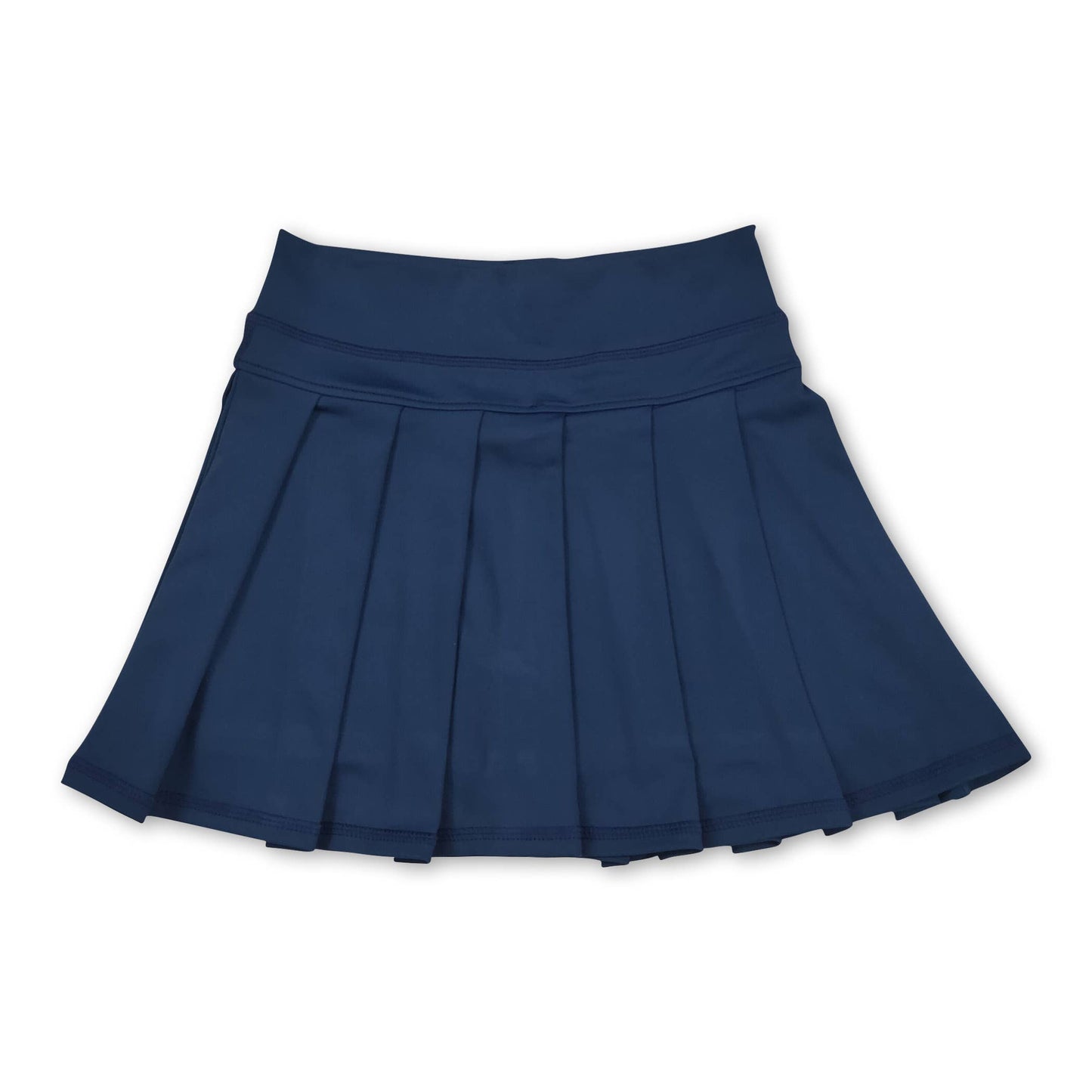 Black high waist kids girls summer activewear skorts