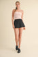 Side Slit A-Line Skort