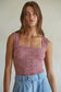 Knit Nylon Spandex Seamless Tank