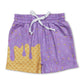 Black ice cream sprinkle baby kids summer team shorts