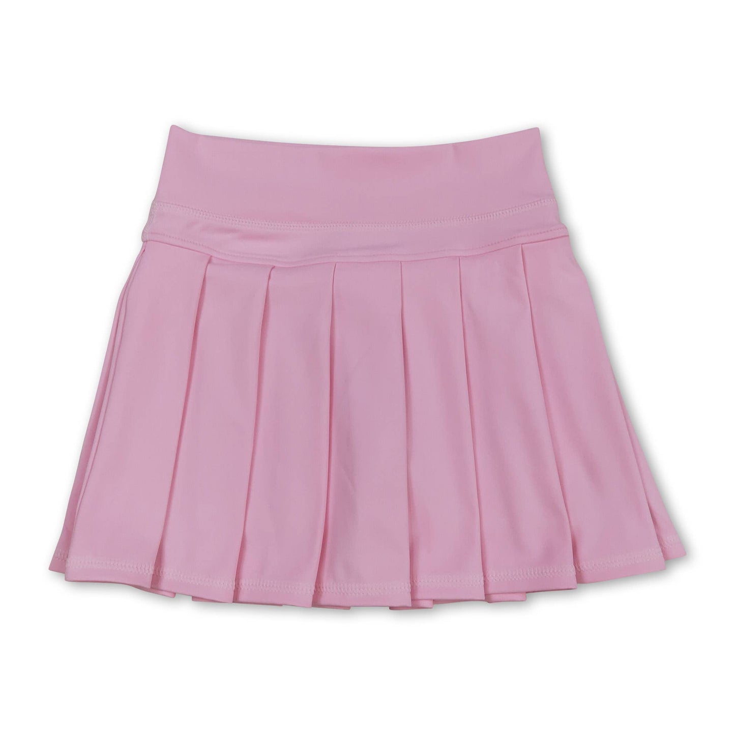 Black high waist kids girls summer activewear skorts