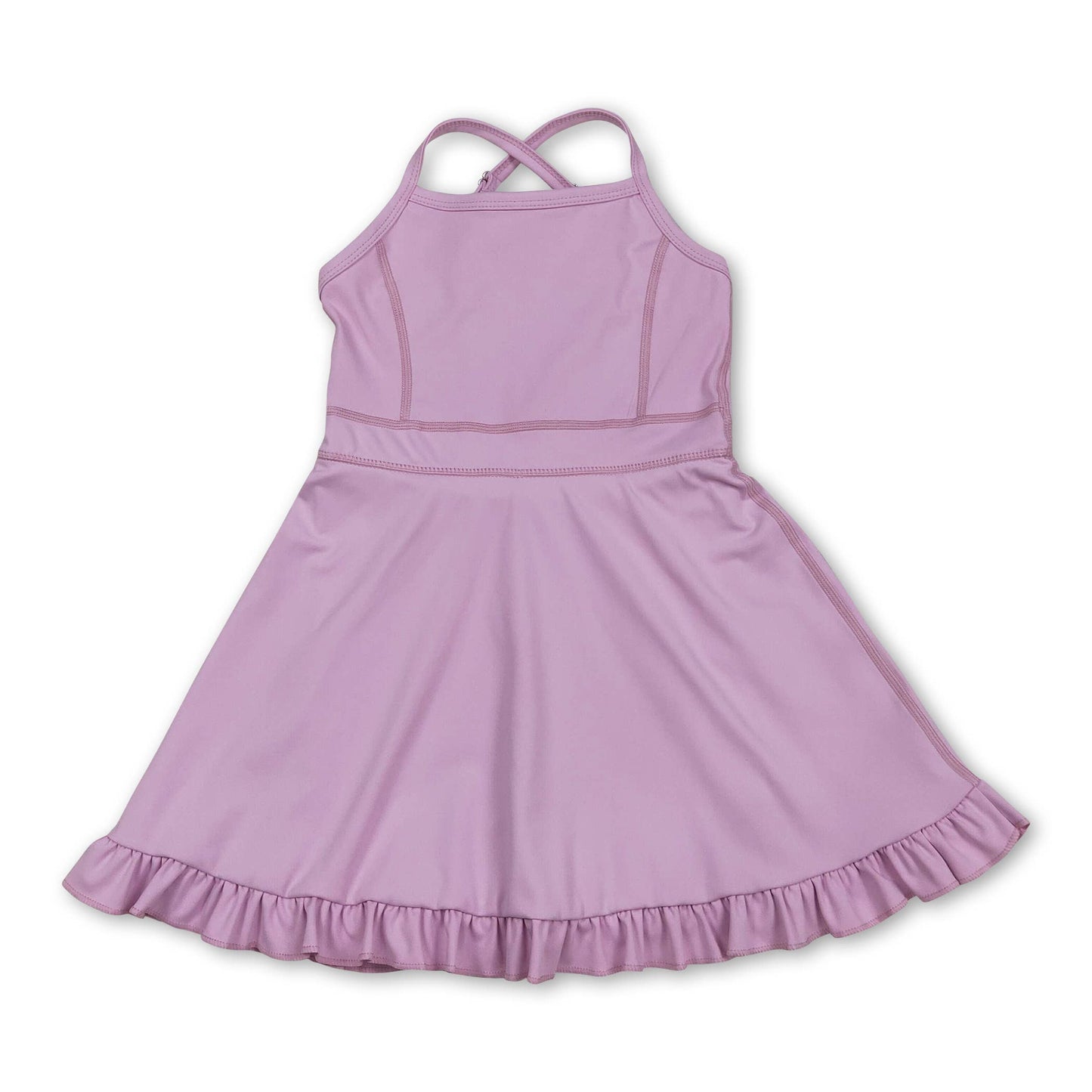 Multi colors kids girls summer athletic dresses