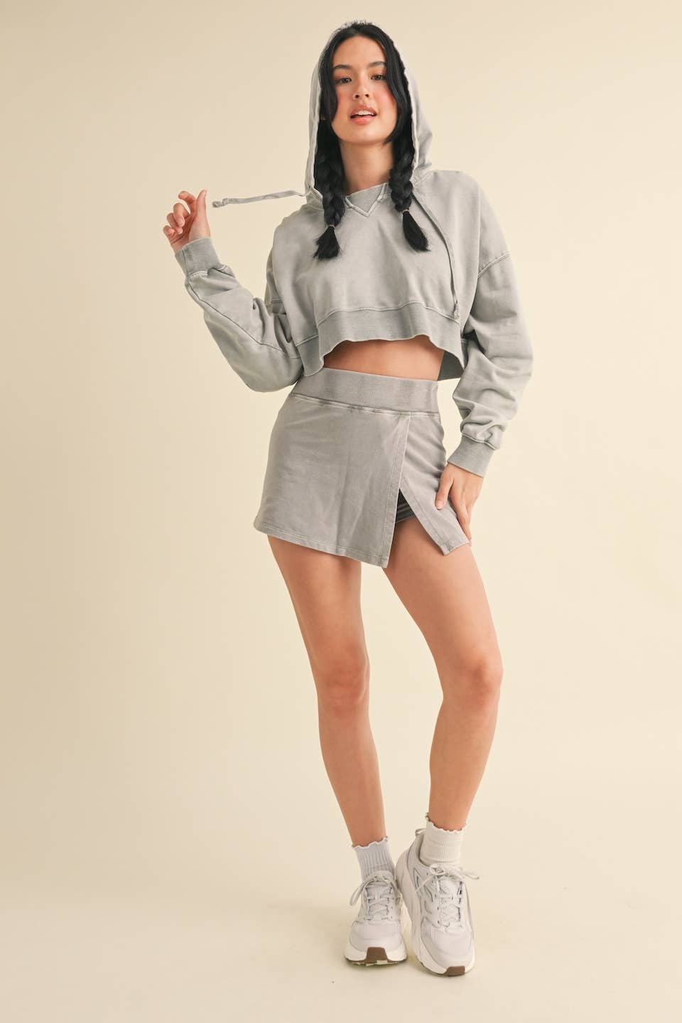 Mineral Wash Pullover Hoodie