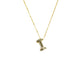 Initial Balloon Bubble Gold Necklace
