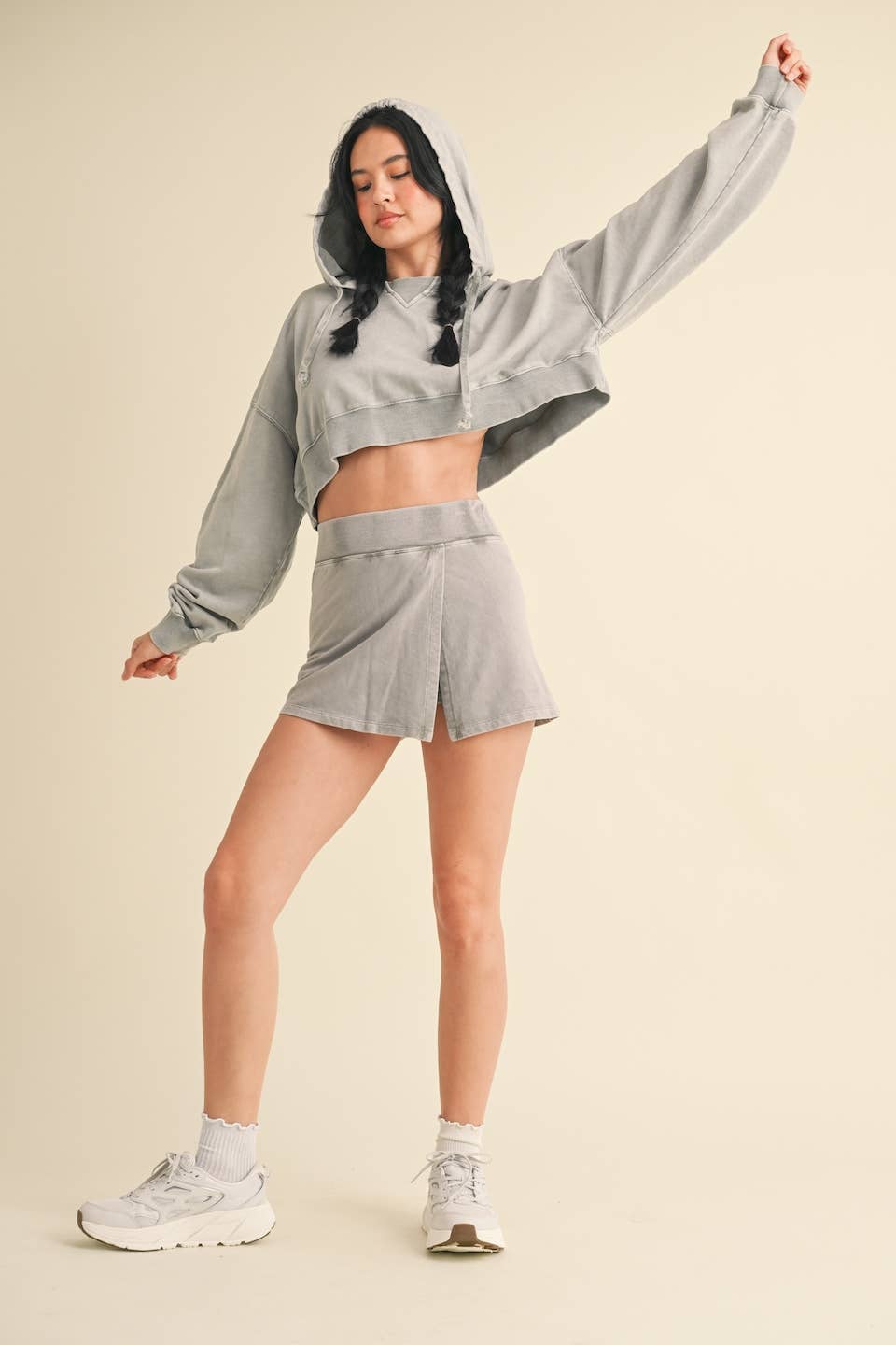Mineral Wash Pullover Hoodie