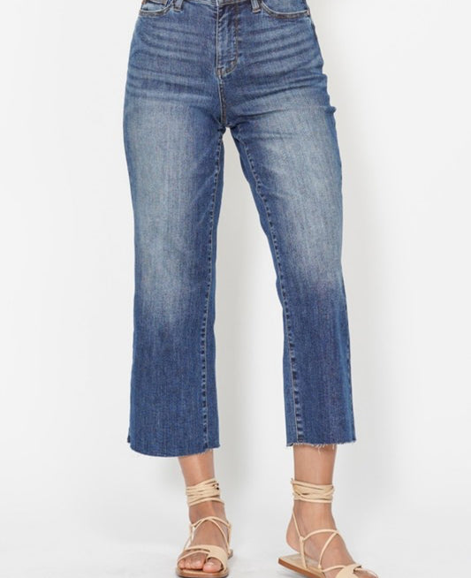 High Waisted Crop Judy Blue