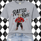 Retro Raised Right T-Shirt | Any Mascot • Any Color