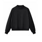 Unisex Cozy Fleece Half-High Neck Sweatshirt