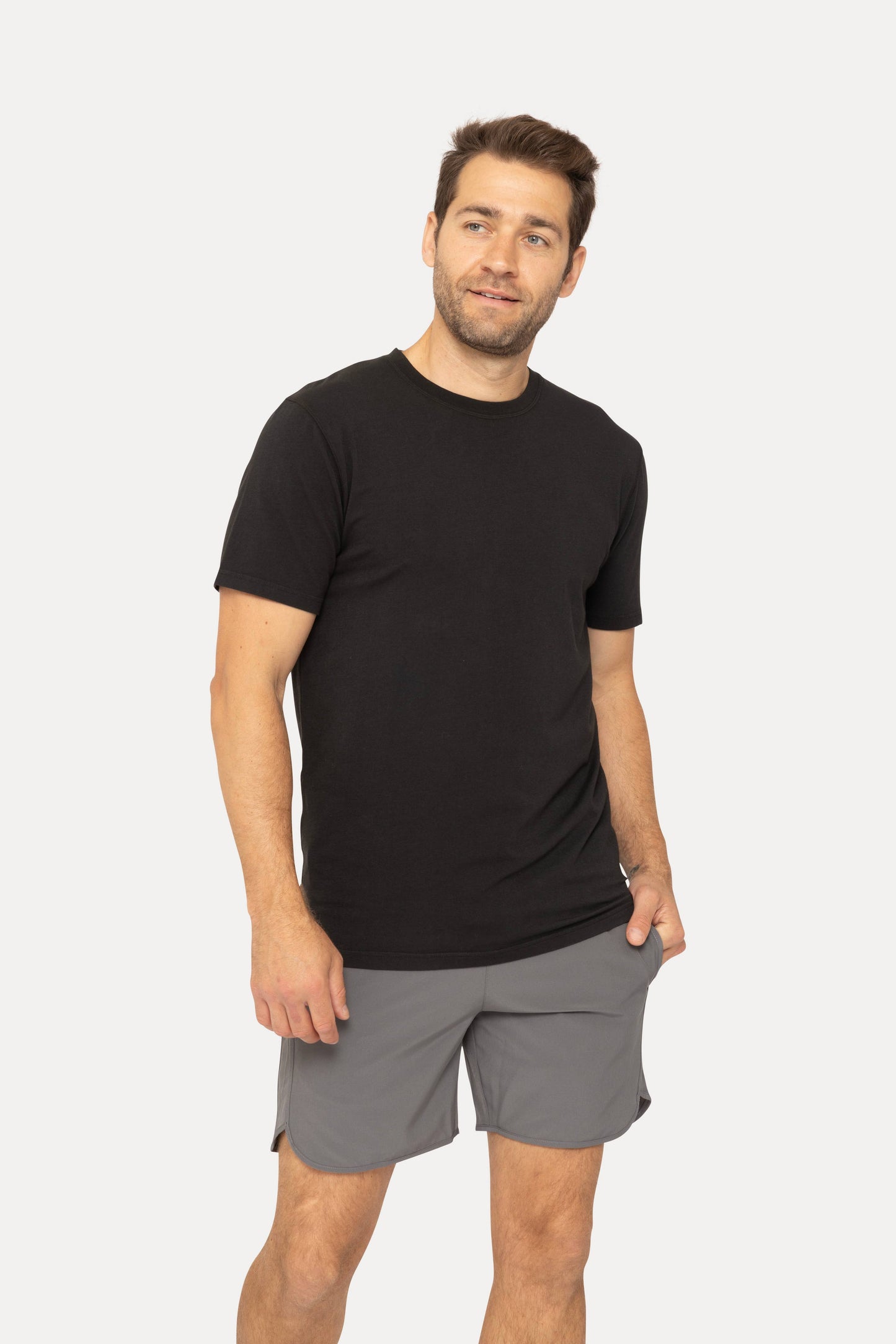 Pima Cotton Blend Short Sleeve Tee