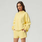 Unisex Cozy Fleece Half-High Neck Sweatshirt