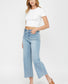 Cropped Front Pockets Denim