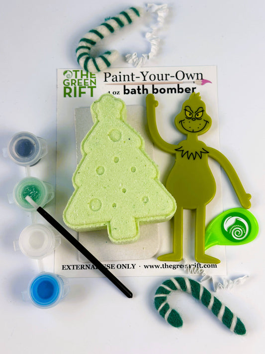 Tree Bath Bomb Paint-Your-Own, Holiday, Seasonal