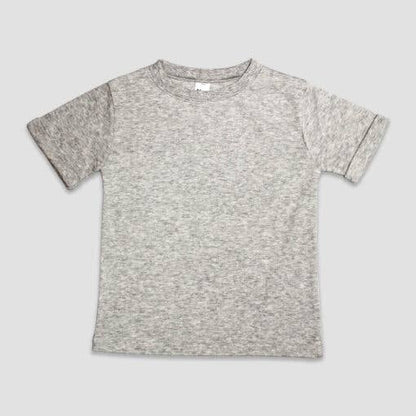 Rolled Cuffed Short Sleeve Kids T-shirt -Laughing Giraffe