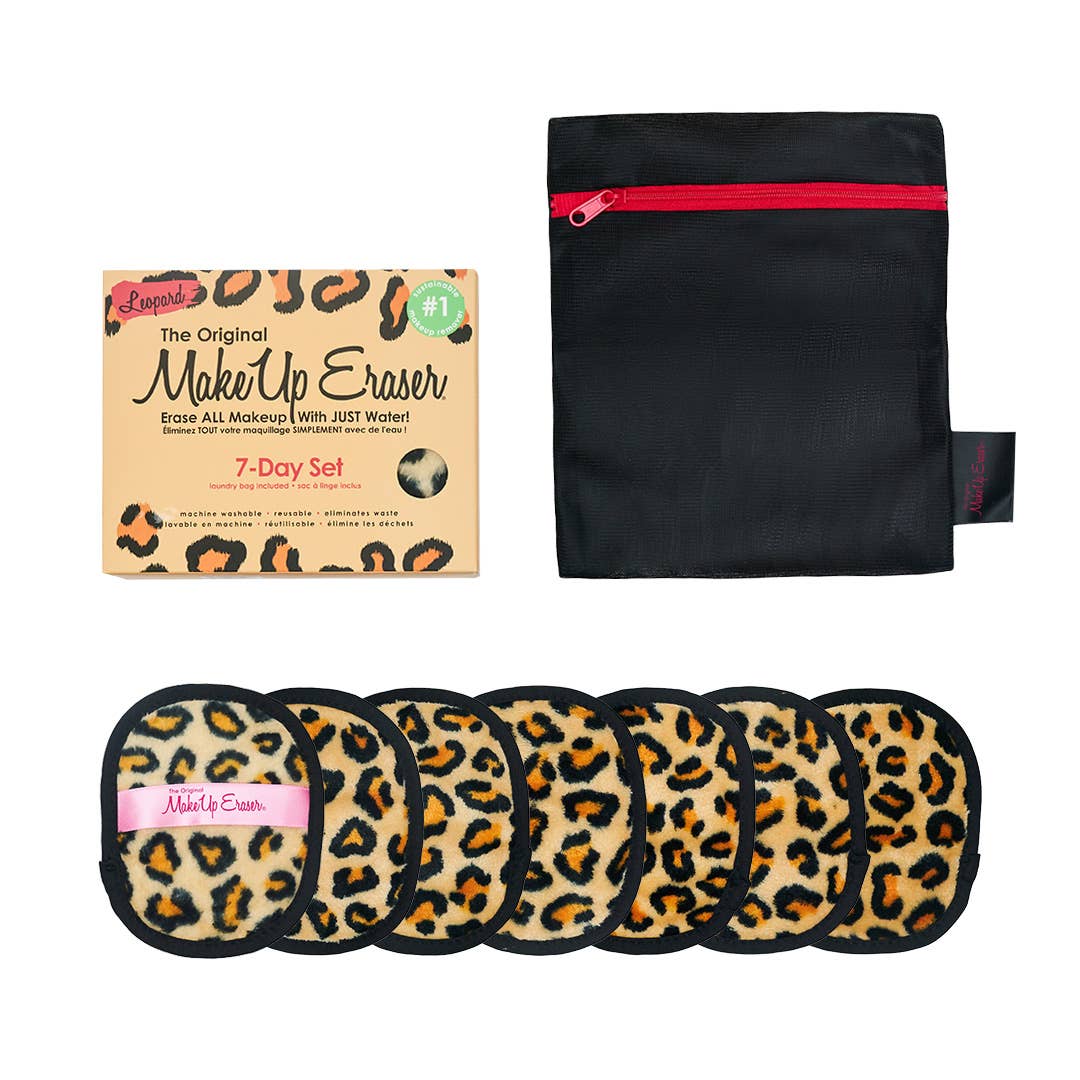 Leopard 7-Day MakeUp Eraser Set | CLOSEOUT