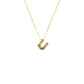 Initial Balloon Bubble Gold Necklace
