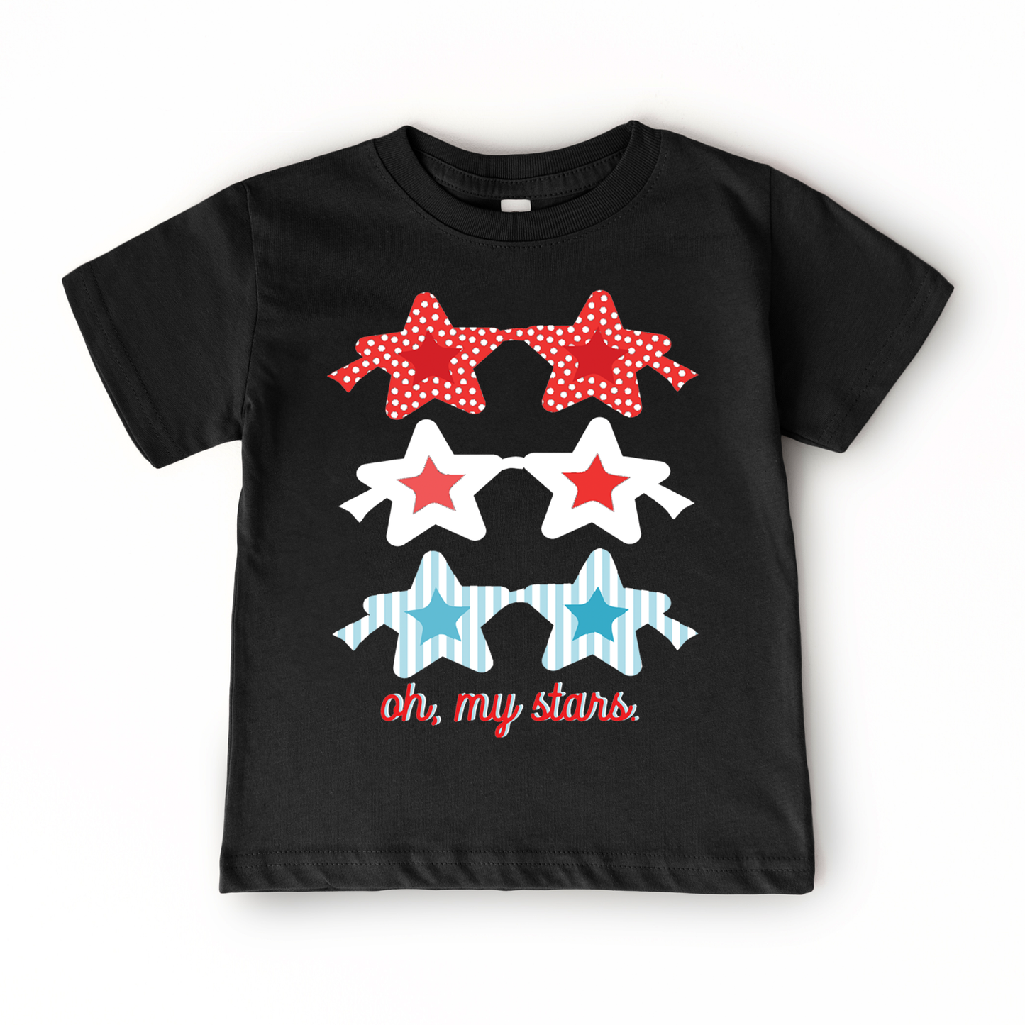 Patriotic Sunnies | Girls 4th of July Tee