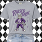 Retro Raised Right T-Shirt | Any Mascot • Any Color