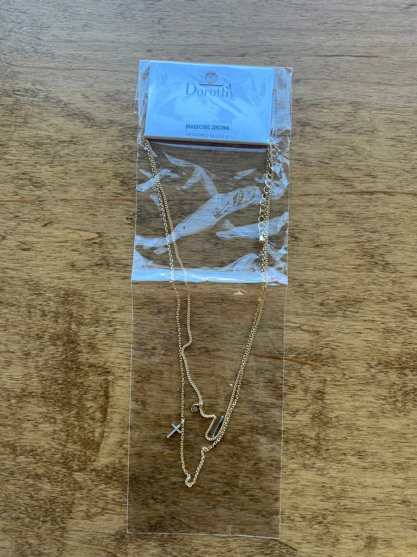 Cross Double Necklace