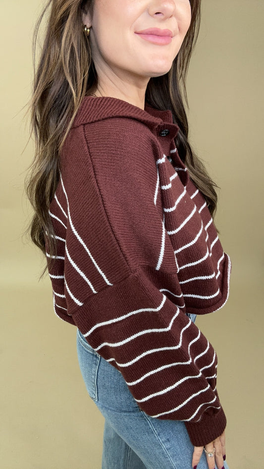 Dark Cherry Moment Sweater