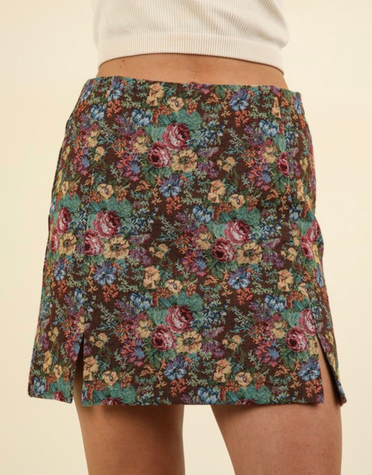 Floral Fall Vibes Skirt