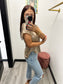 Golden Satin Top