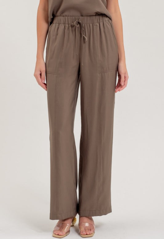 High Waist Drawstring Pant