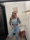 FLORAL EMBROIDERY LACE MESH LAYERING TOP