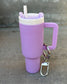 Plastic Tumbler Keychain with Removable Lid