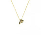 Initial Balloon Bubble Gold Necklace