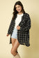 Long Sleeve Button Down Side Pocket Brushed Shaket
