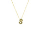 Initial Balloon Bubble Gold Necklace