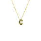 Initial Balloon Bubble Gold Necklace