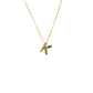 Initial Balloon Bubble Gold Necklace