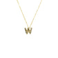 Initial Balloon Bubble Gold Necklace