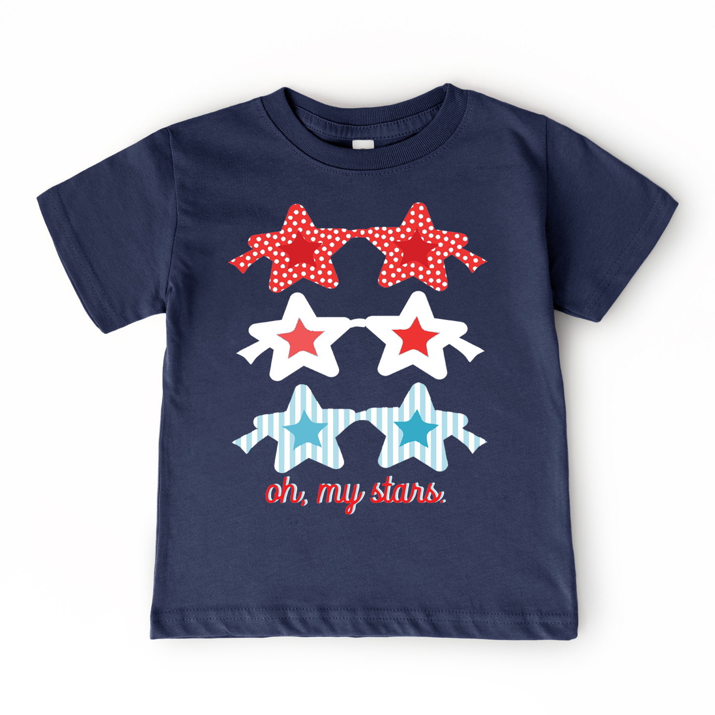 Patriotic Sunnies | Girls 4th of July Tee
