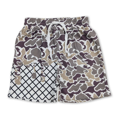 Camo ice cream sprinkle baby boy summer shorts