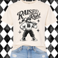 Retro Raised Right T-Shirt | Any Mascot • Any Color