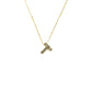 Initial Balloon Bubble Gold Necklace