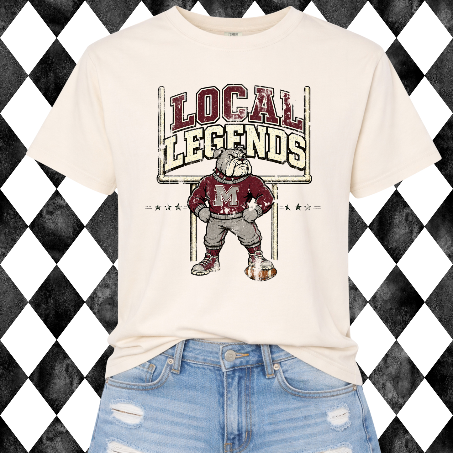 Retro Local Legends | Any Mascot • Any Color