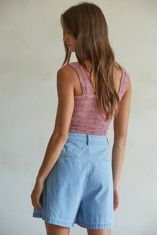 Knit Nylon Spandex Seamless Tank