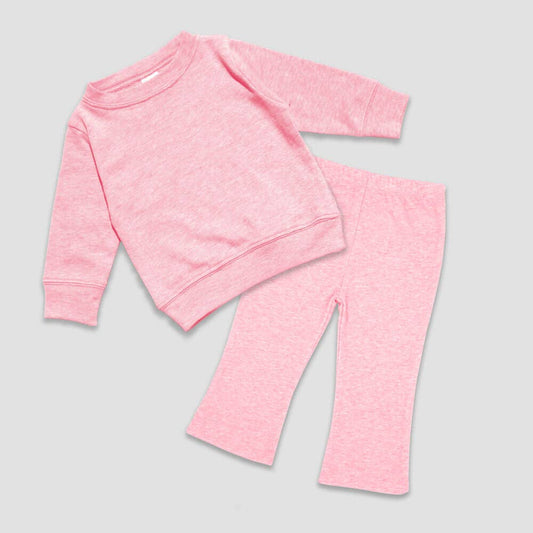 Infant Baby Girl Set - Flare Pant & Pullover Top Blanks