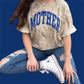 100% cotton camo boxy mother tee