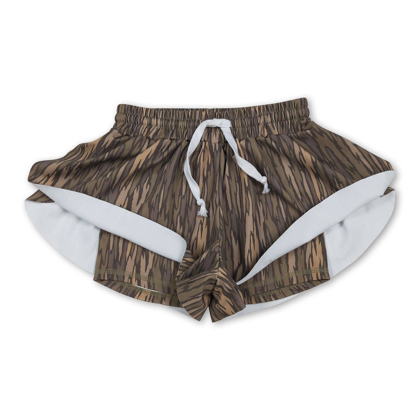 Black bow kids girls summer active shorts