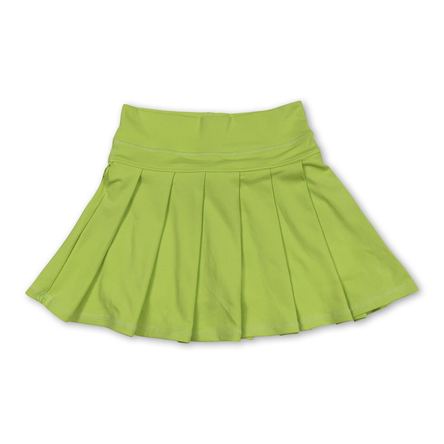 Black high waist kids girls summer activewear skorts