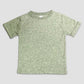 Rolled Cuffed Short Sleeve Kids T-shirt -Laughing Giraffe