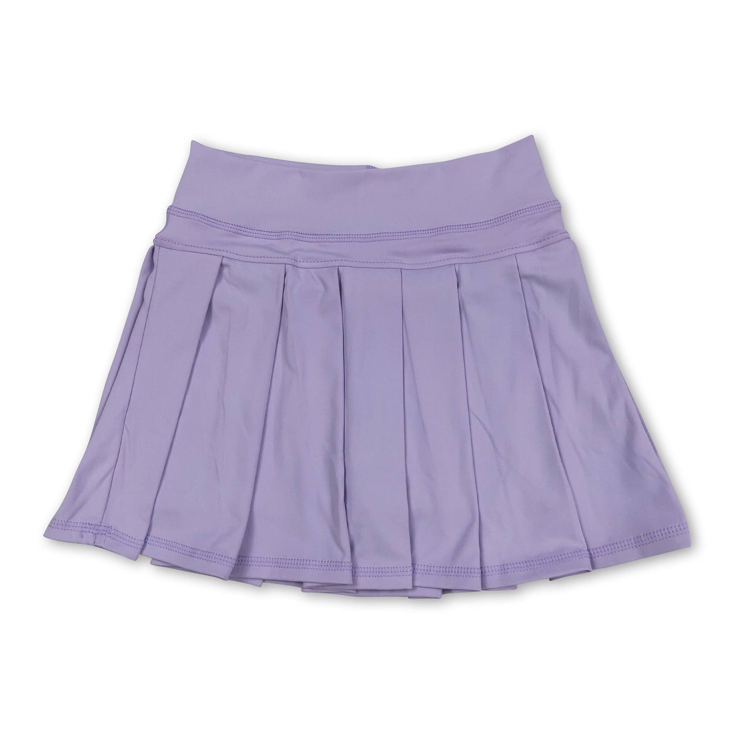 Black high waist kids girls summer activewear skorts