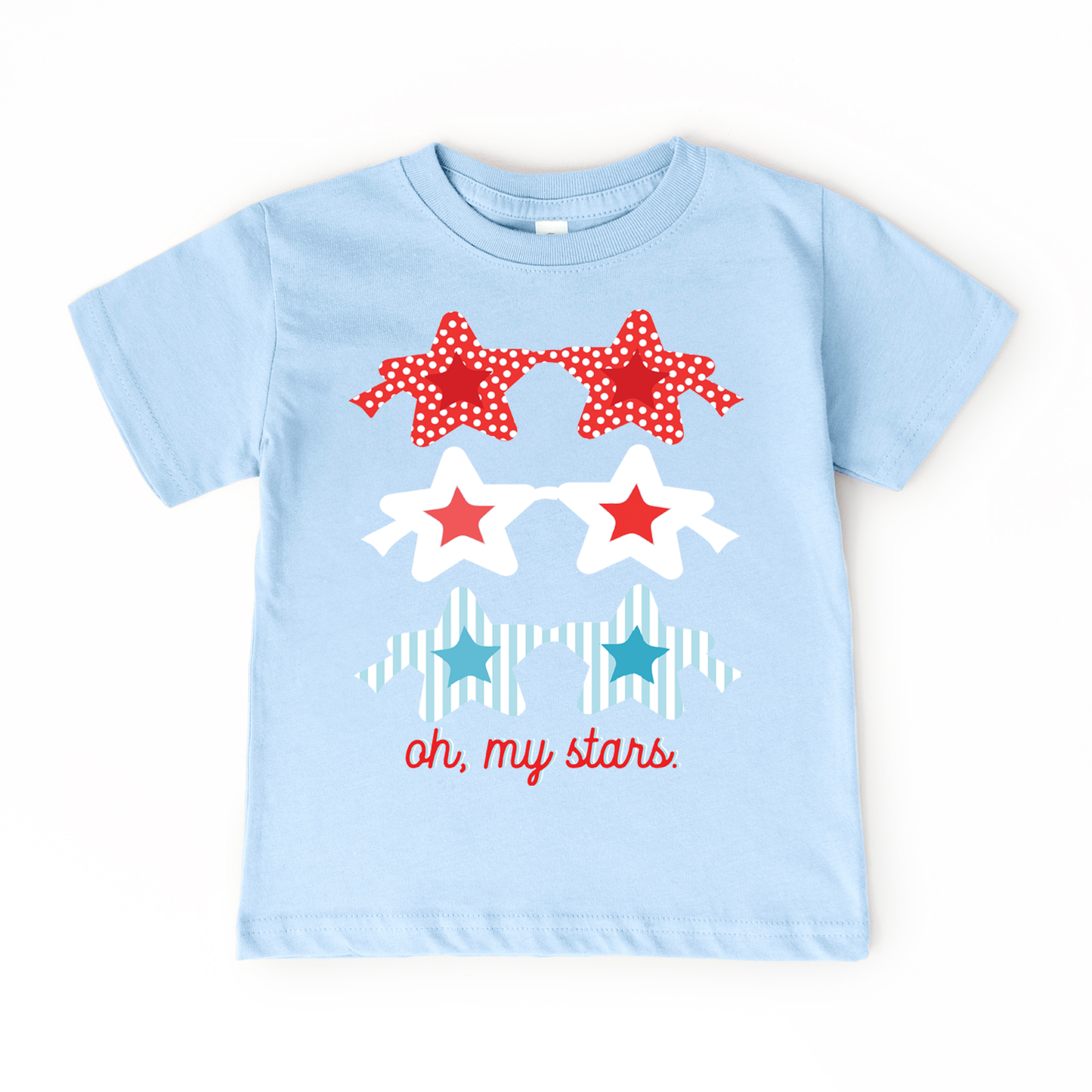 Patriotic Sunnies | Girls 4th of July Tee