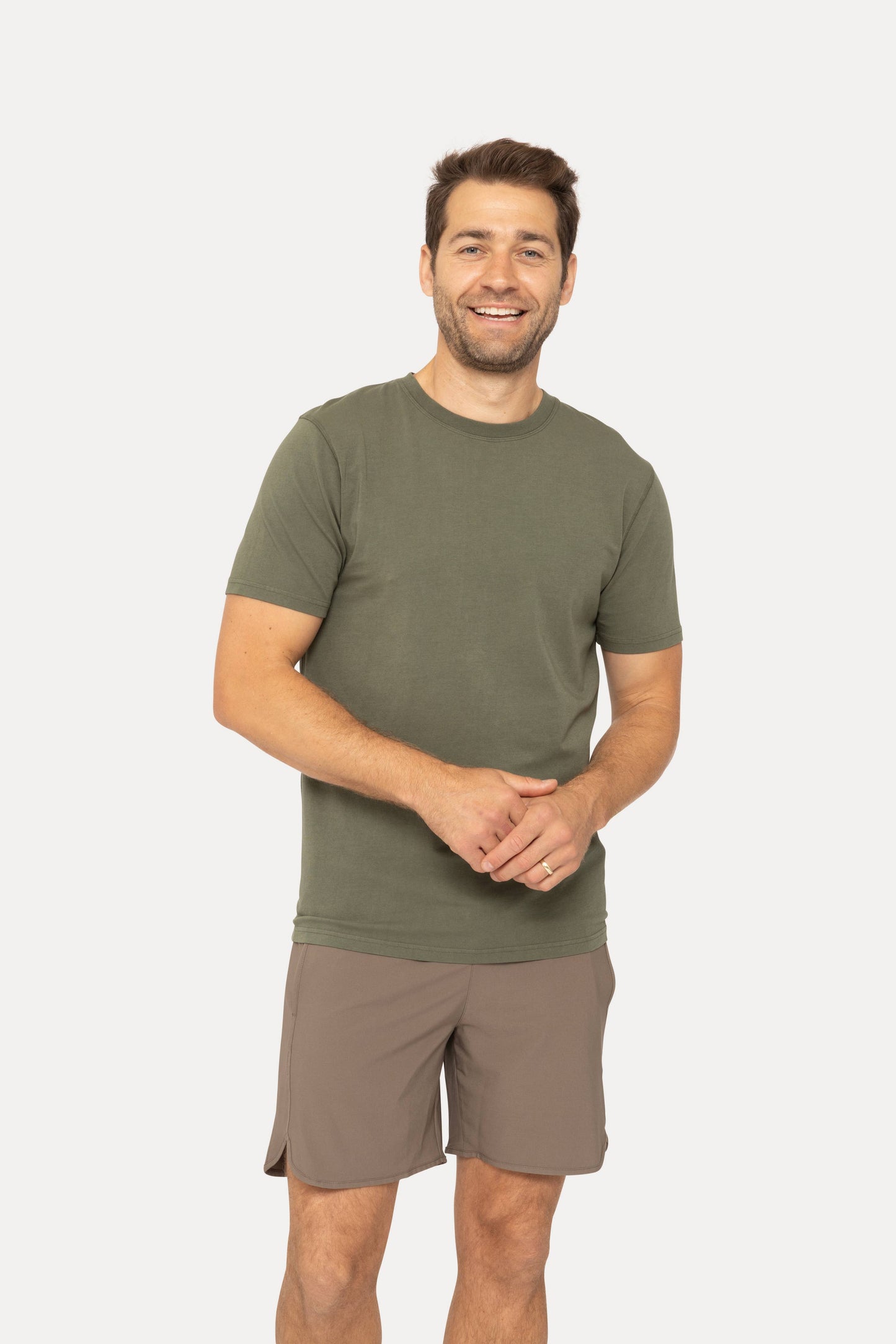 Pima Cotton Blend Short Sleeve Tee