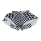 Black plaid kids girls team active summer shorts